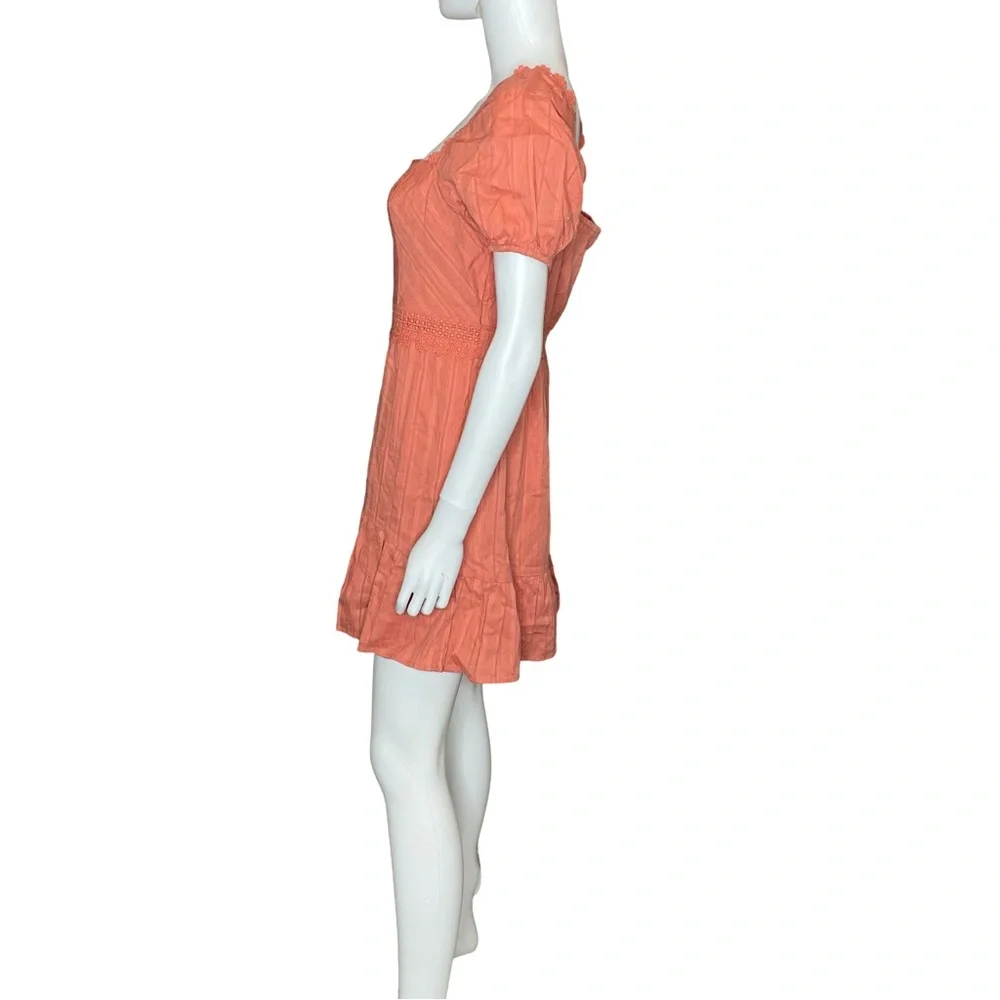 City Studios Womens Juniors Textured Square Neck Fit & Flare Dress - Picture 3 of 7